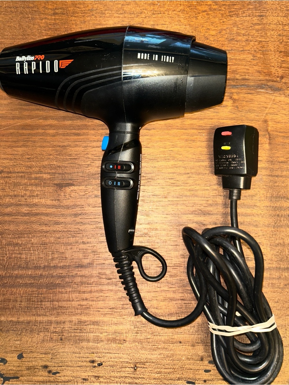 BaByliss PRO Rapido Professional Hair Dryer 2000W BF7000 made in Italy works